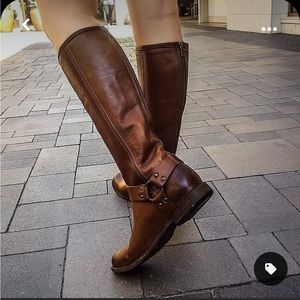 FRYE Phillip Harness Tall Boot Size 5.5 EUC